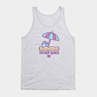 Holden Beach North Carolina Sunny Sandy Fun Tank Top